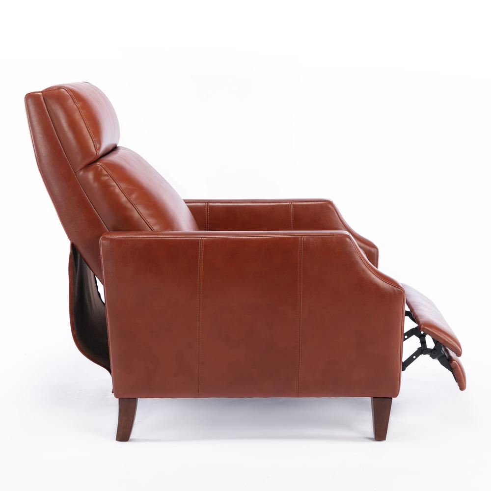 Balantyne Push Back Recliner – Caramel
