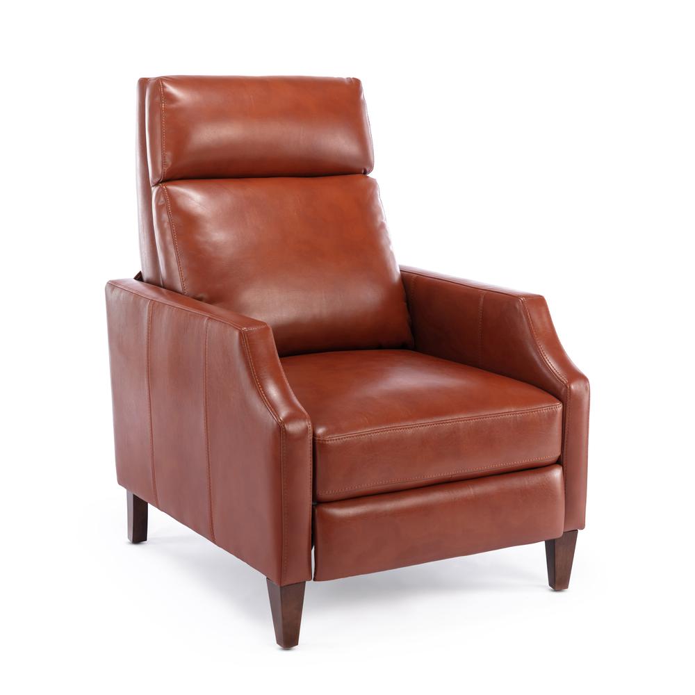 Balantyne Push Back Recliner – Caramel