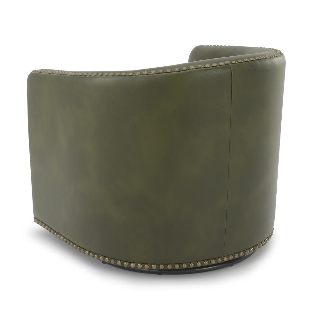 Tyler Swivel Arm Chair – Fern Green