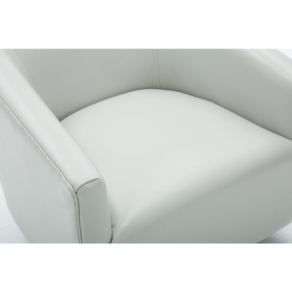 Gaven Dove Grey Wood Base Swivel Chair