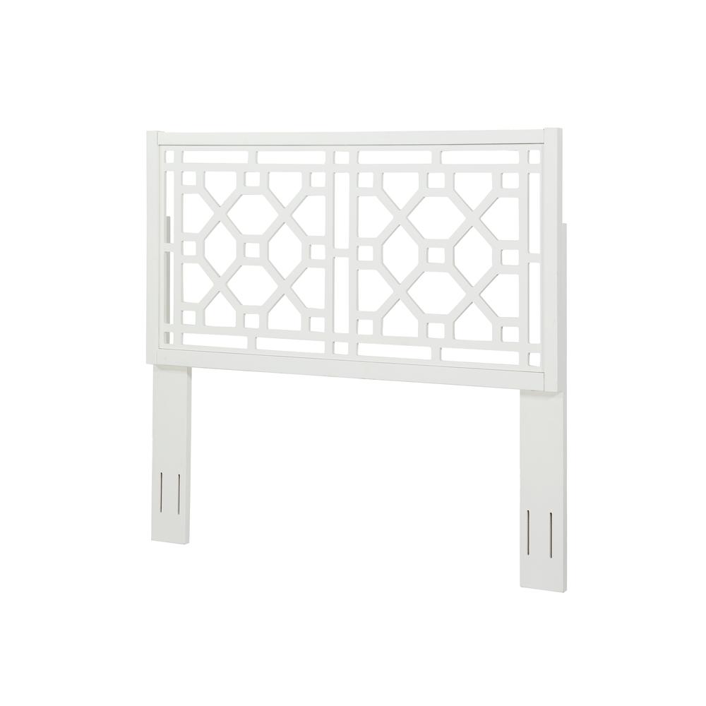 Thomas Chippendale White Headboard – Queen/Full