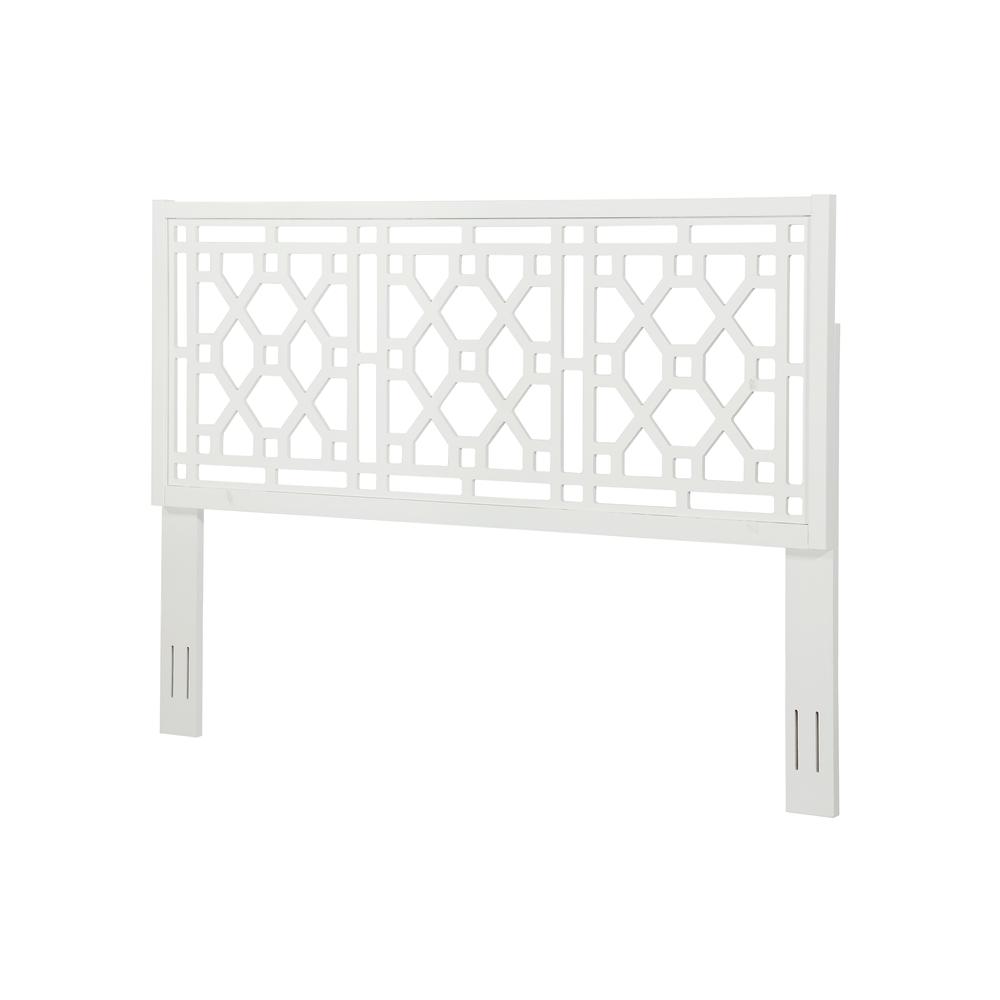 Thomas Chippendale White Headboard – King