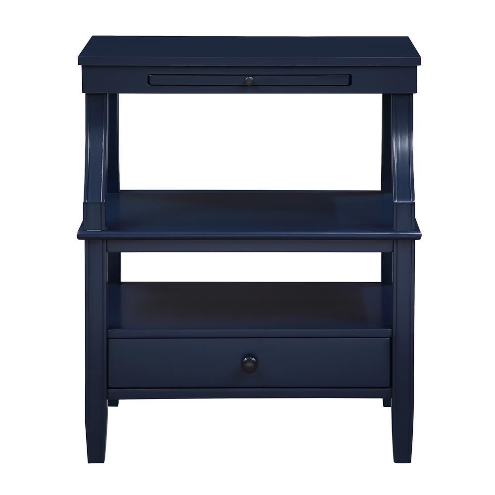 Newton Midnight Blue Storage Nightstand