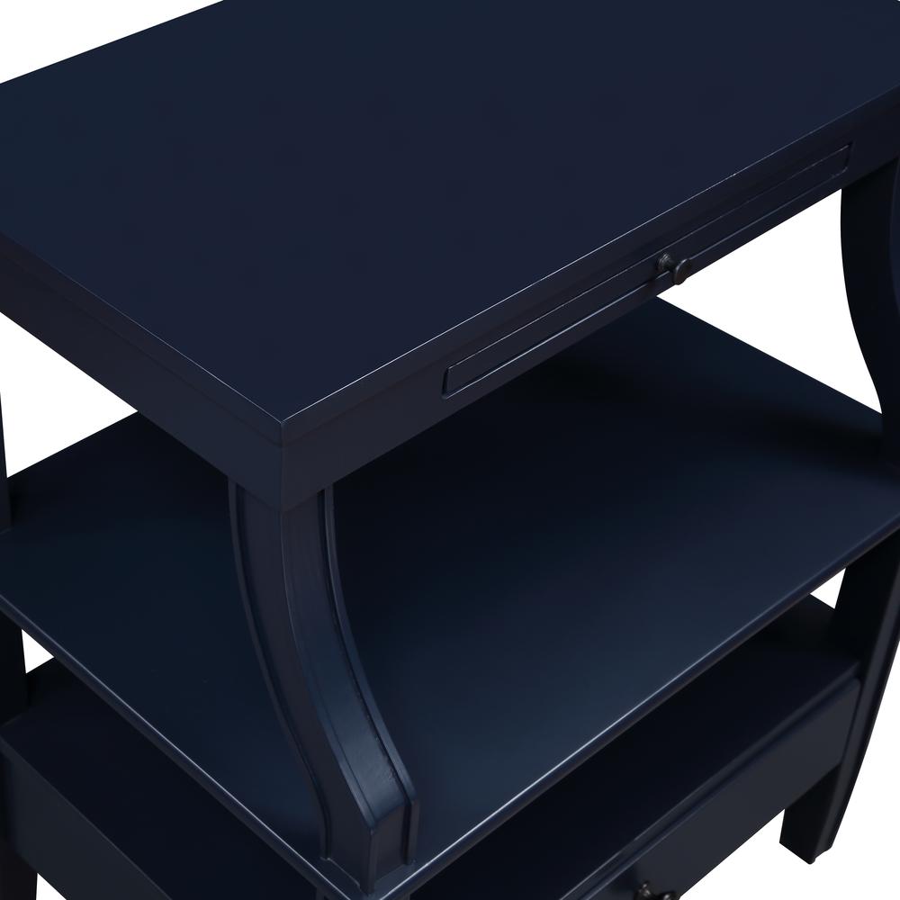 Newton Midnight Blue Storage Nightstand