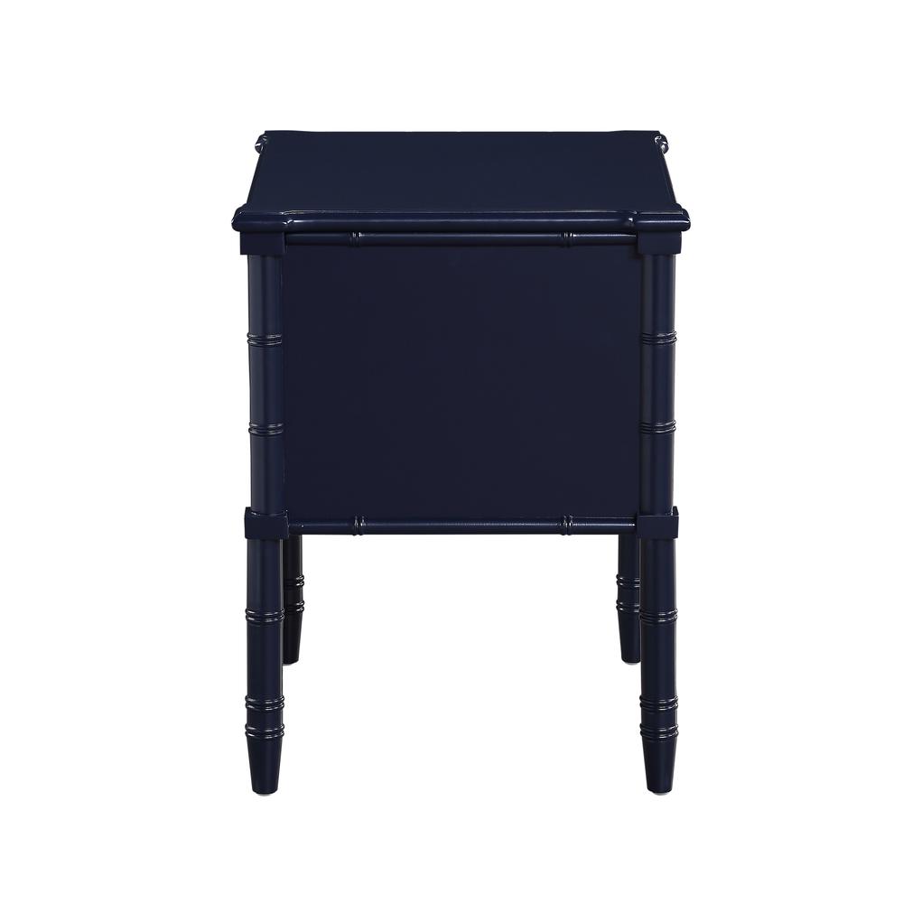 Ellison 2 Drawer Nightstand – Midnight Blue