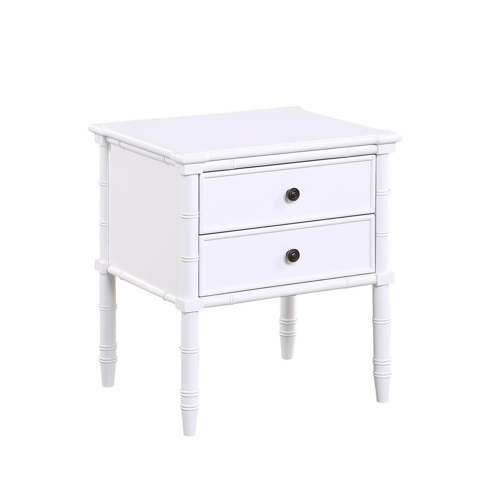 Ellison 2 Drawer Nightstand – White