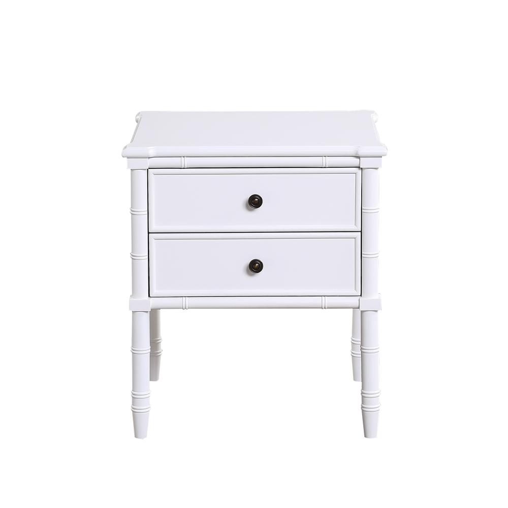 Ellison 2 Drawer Nightstand – White