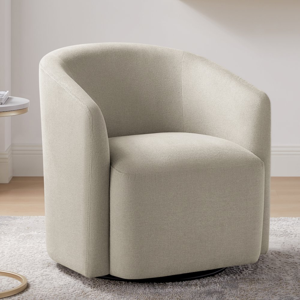 Amhurst Sea Oat Swivel Barrel Chair