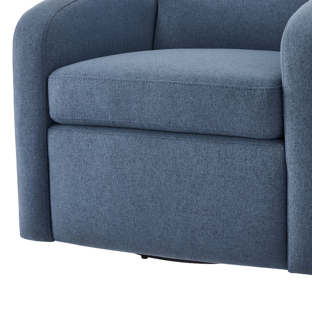 Elkhart Blue Swivel Chair
