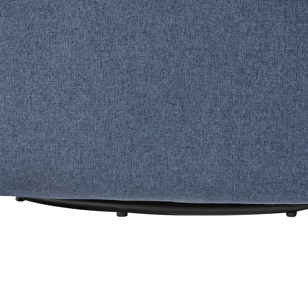 Elkhart Blue Swivel Chair