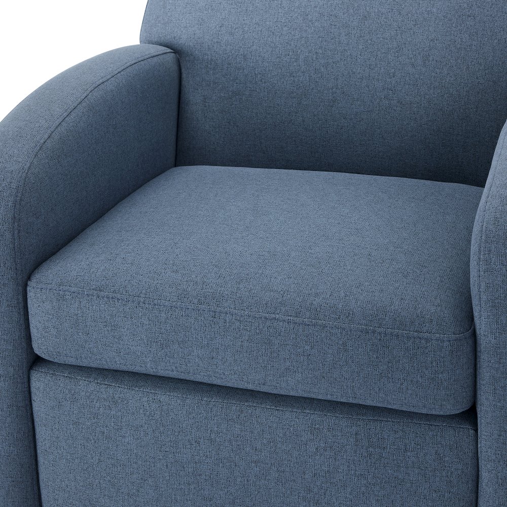 Elkhart Blue Swivel Chair