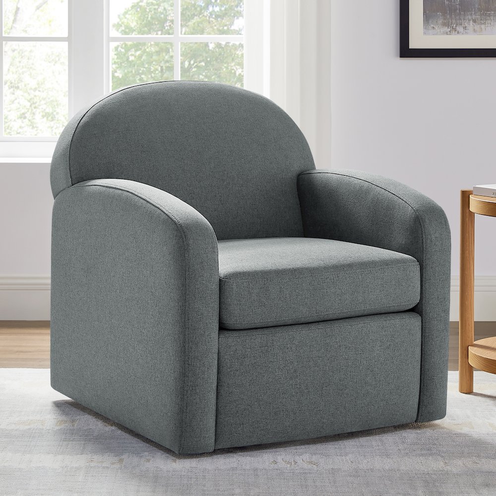 Elkhart Grey Swivel Chair