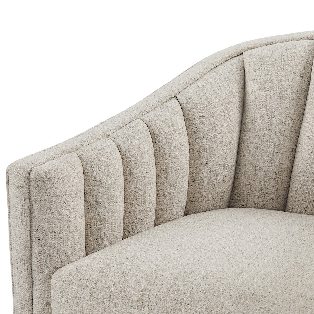 Sanibel Skirted Swivel Accent Chair