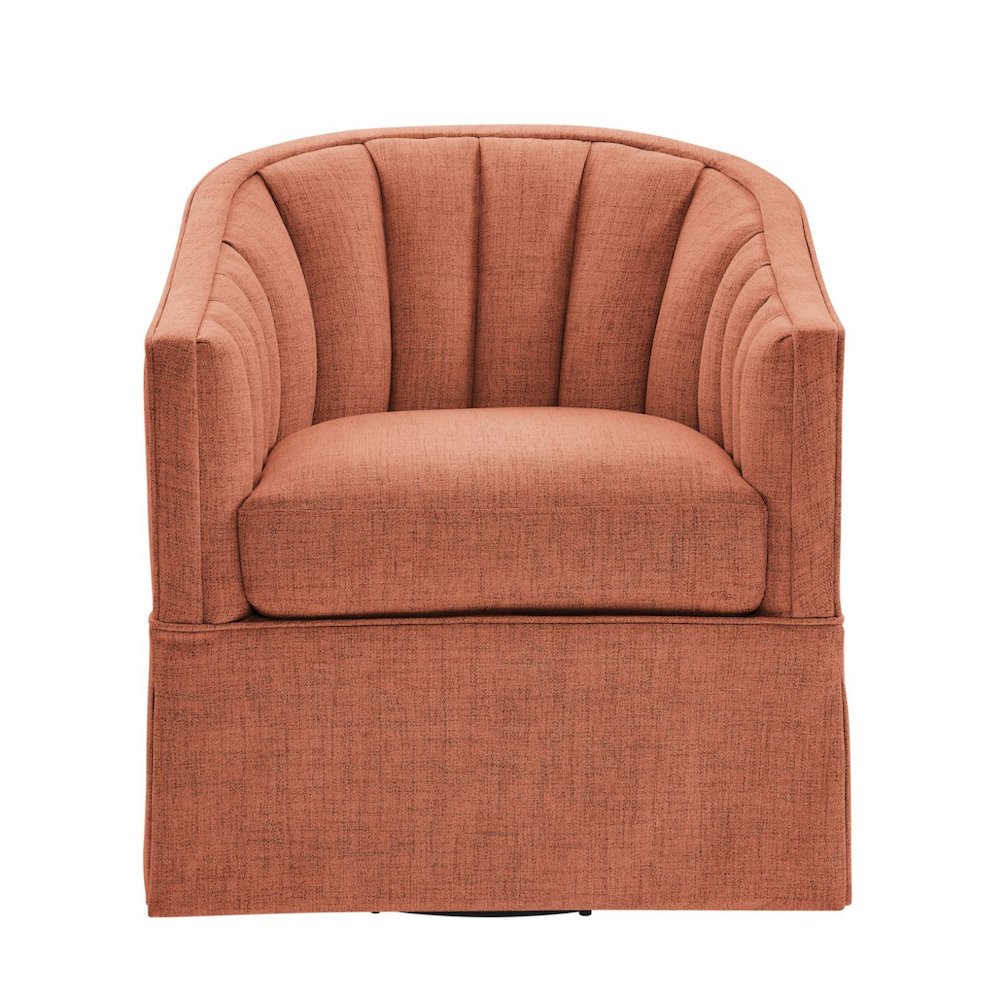 Sanibel Skirted Swivel Accent Chair