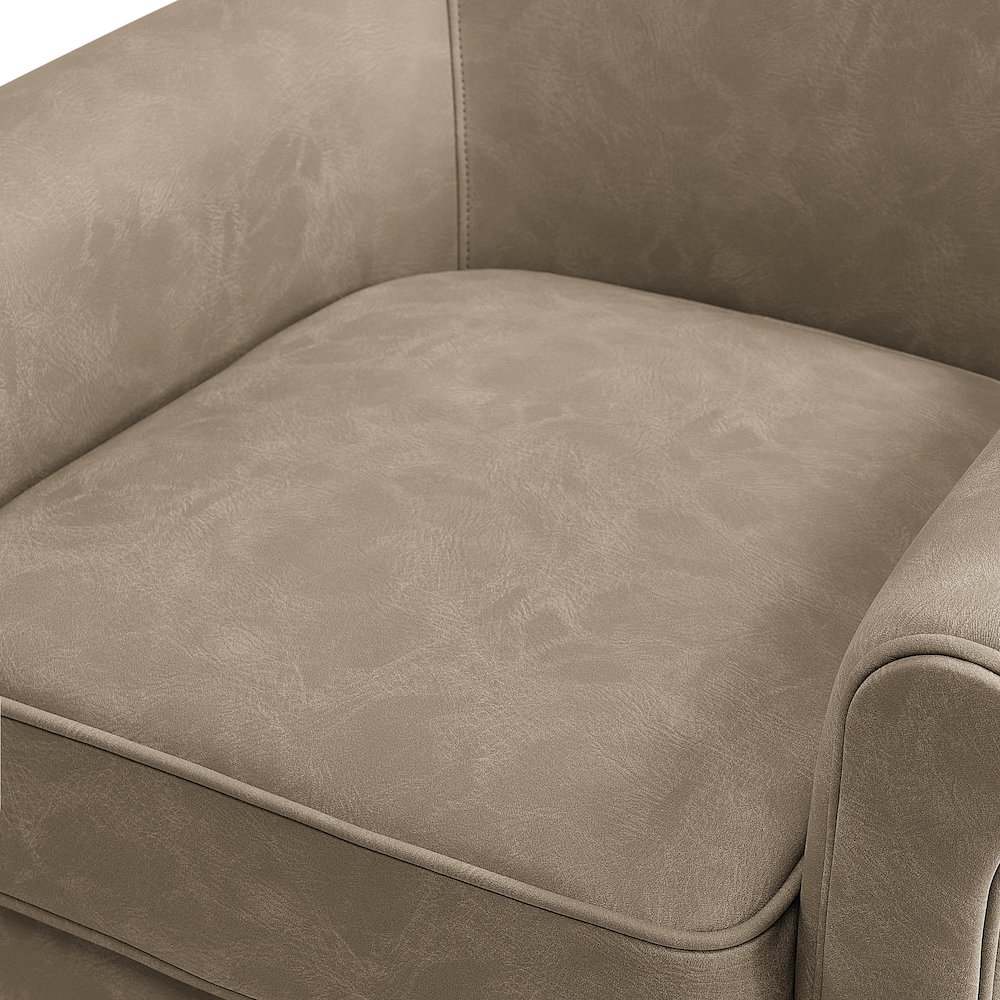 Winton Faux Leather Swivel Accent Chair – Willow