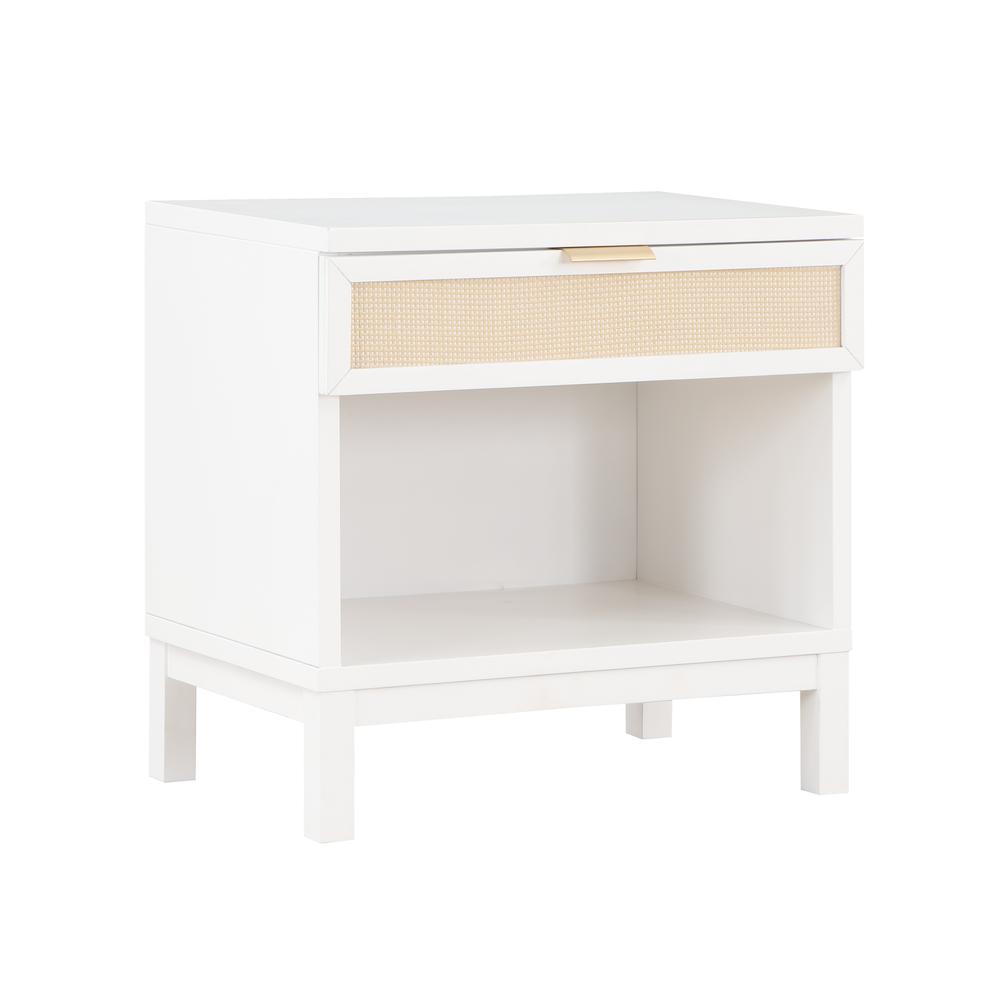 Bayport Cane 1 Drawer Nightstand