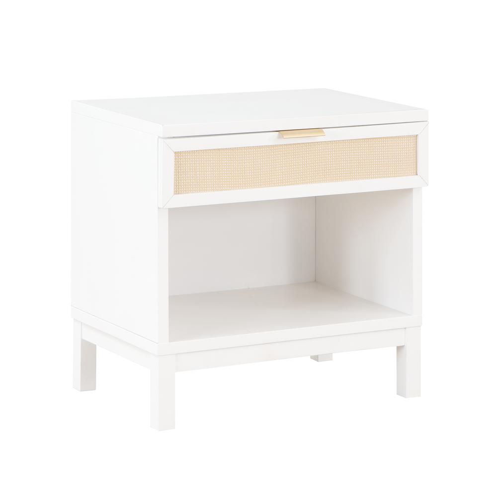 Bayport Cane 1 Drawer Nightstand