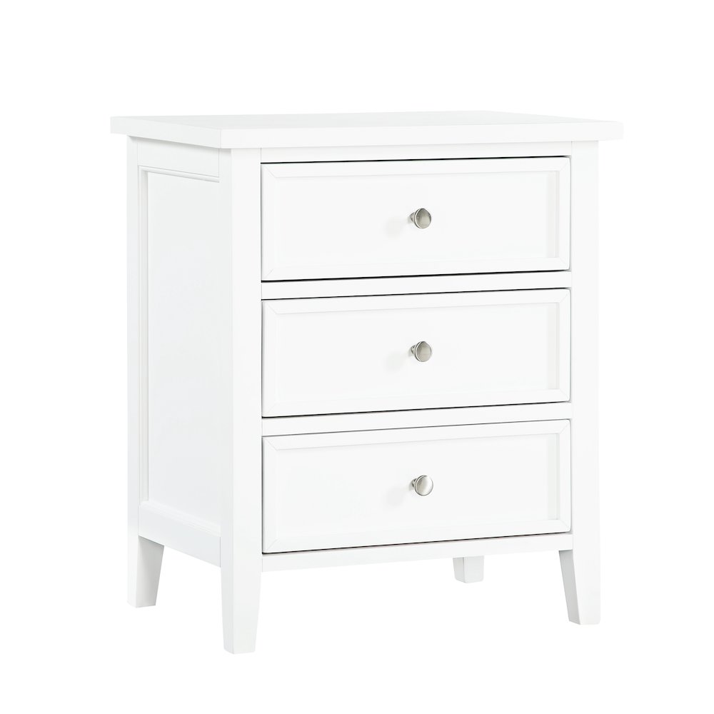 Lennon 3-drawer Nightstand – White