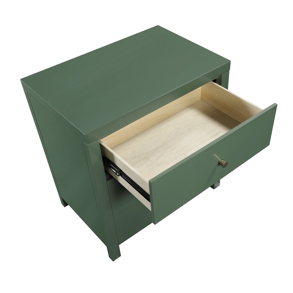 Nolan 3-drawer Nightstand – Vintage Green