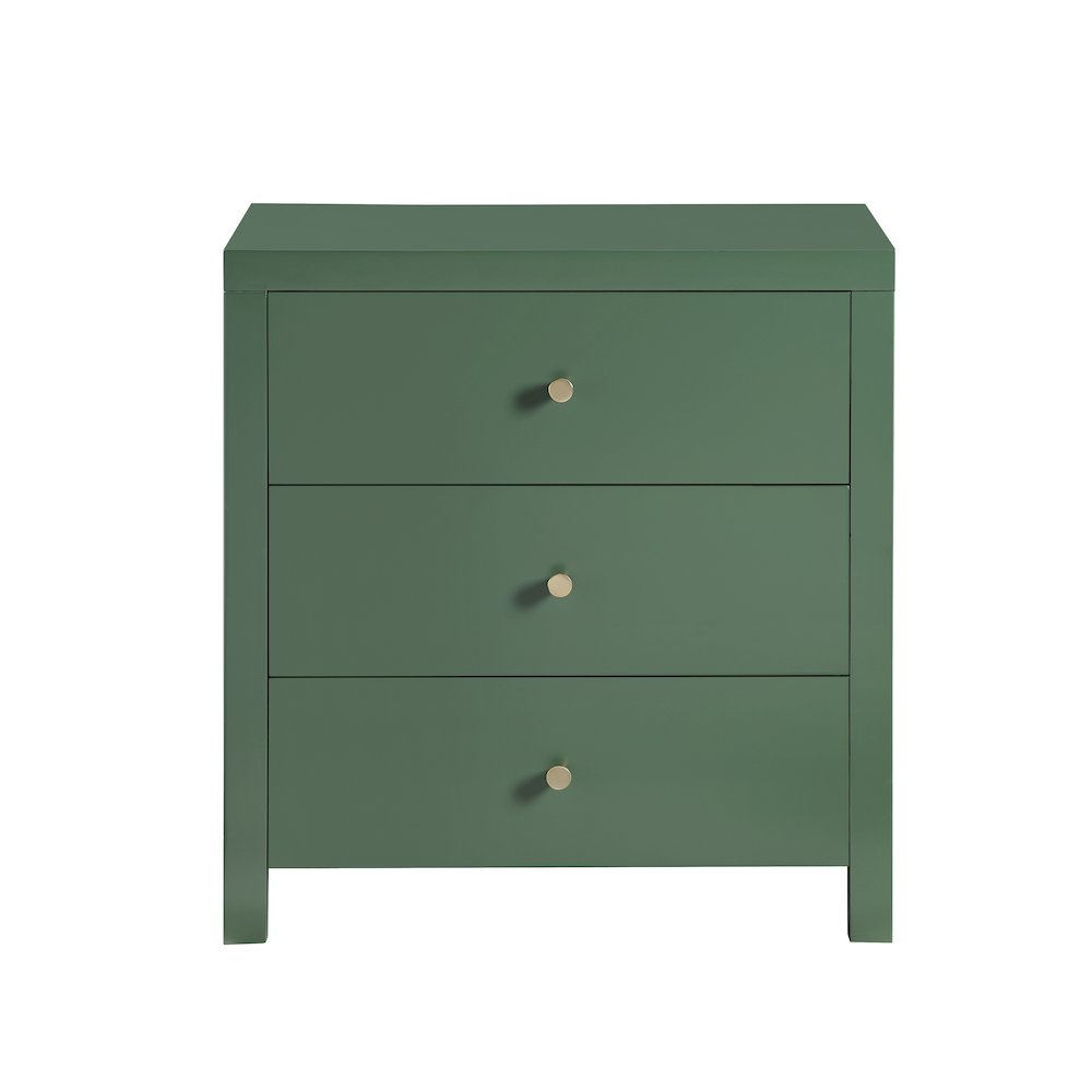 Nolan 3-drawer Nightstand – Vintage Green