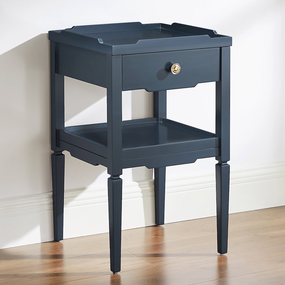 Finchley Midnight Blue 1-drawer Nightstand