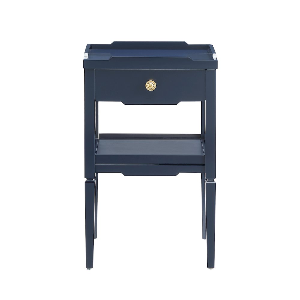 Finchley Midnight Blue 1-drawer Nightstand