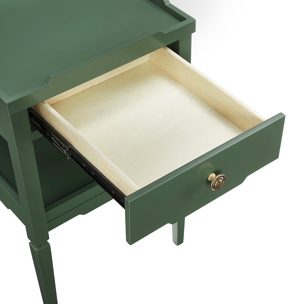 Finchley Vintage Green 1-drawer Nightstand