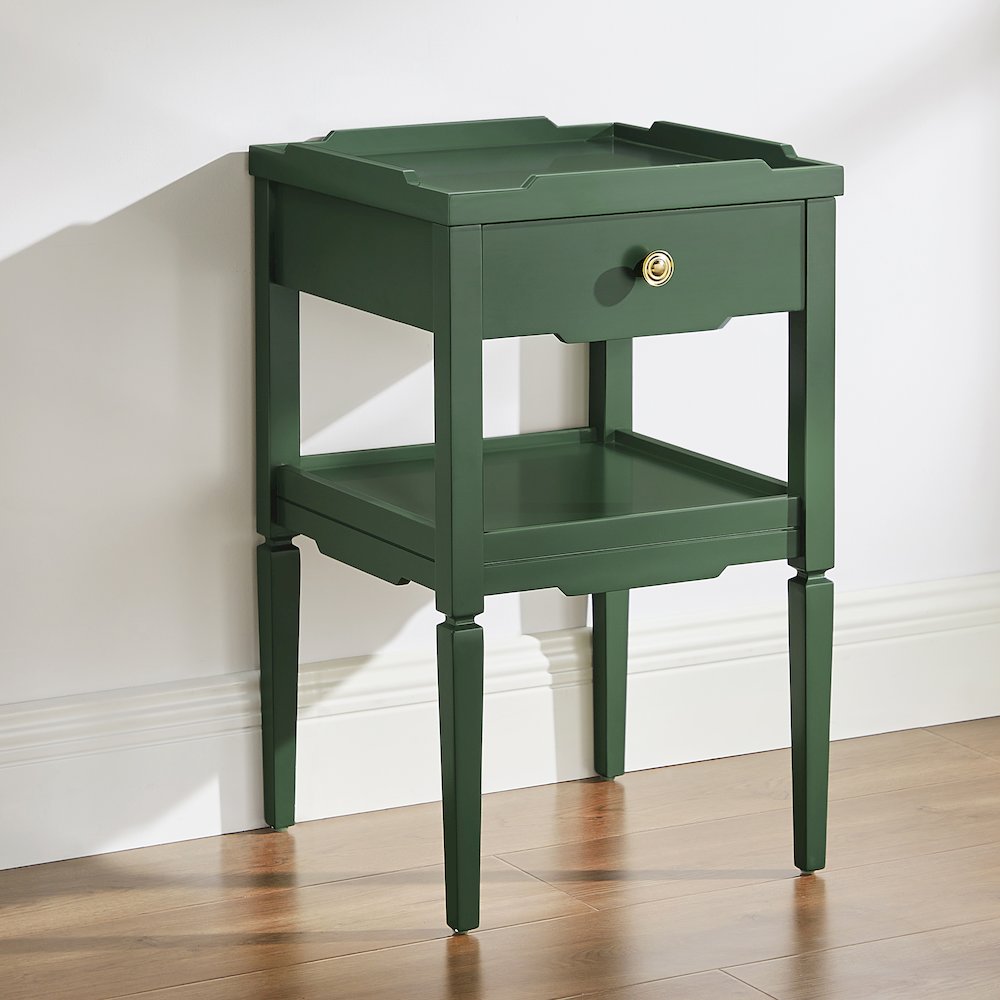 Finchley Vintage Green 1-drawer Nightstand