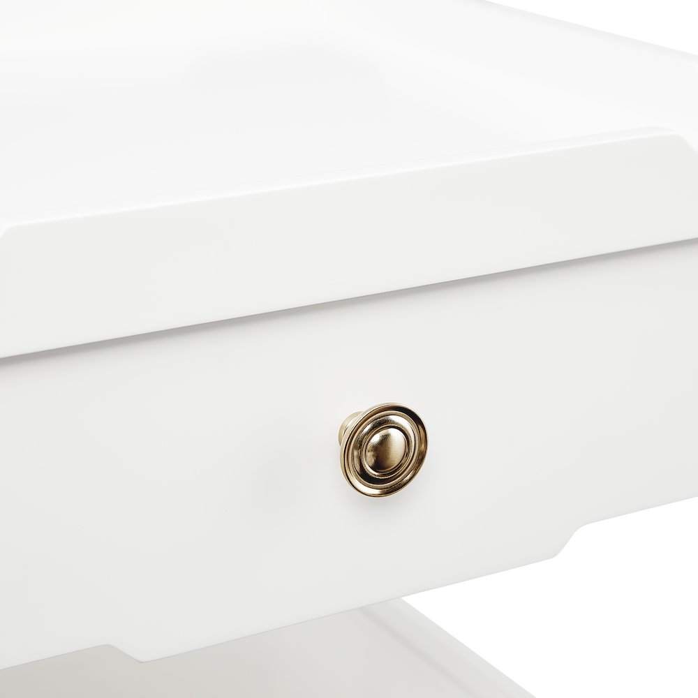 Finchley White 1-drawer Nightstand