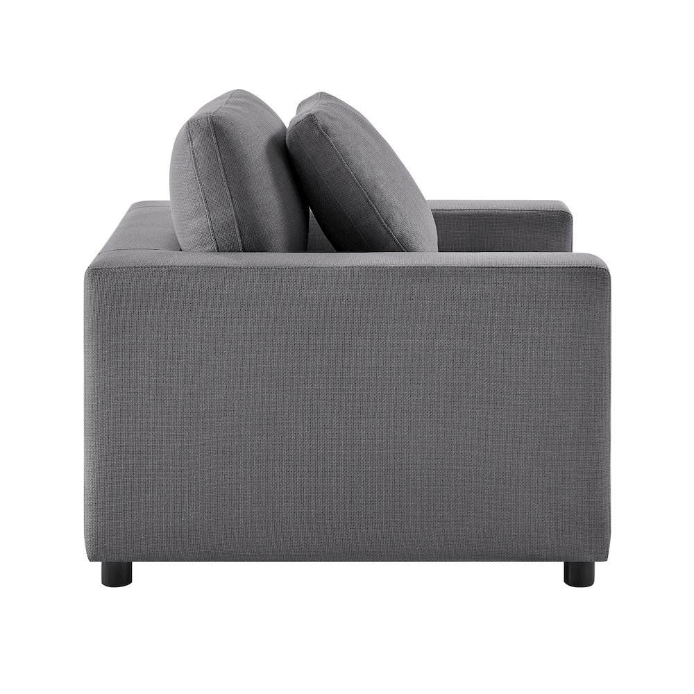 Casella Modern Armchair – Charcoal