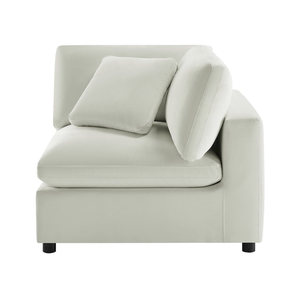 Casella Corner Wedge Chair – Ivory