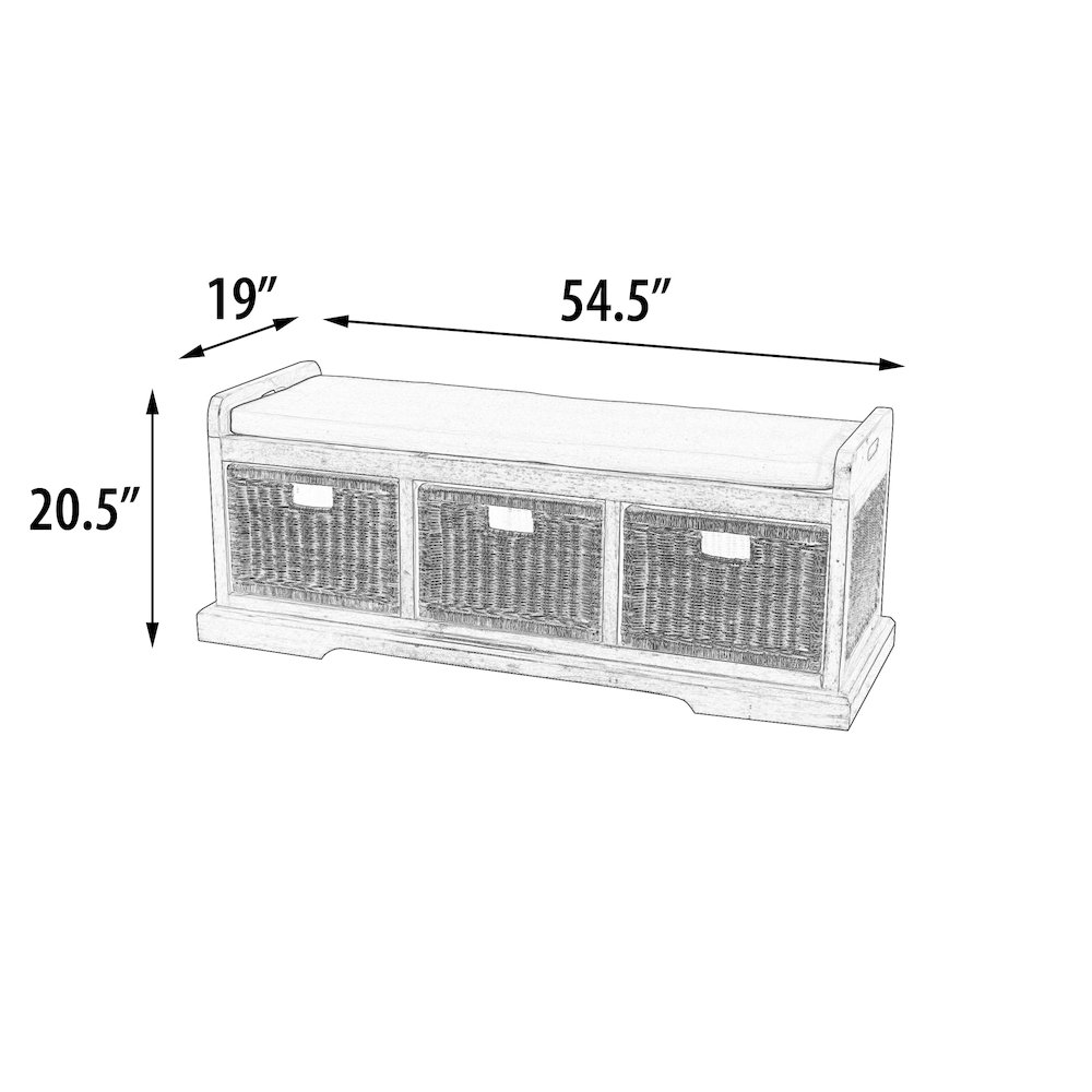 Livingston Storage Bench