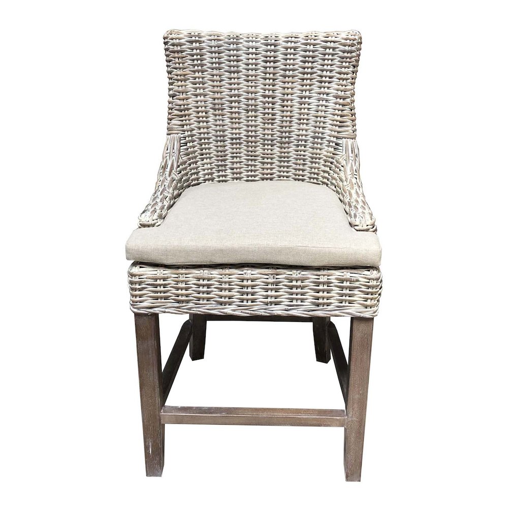 Alfresco Counter Stool Kuba Weave Savannah Wash