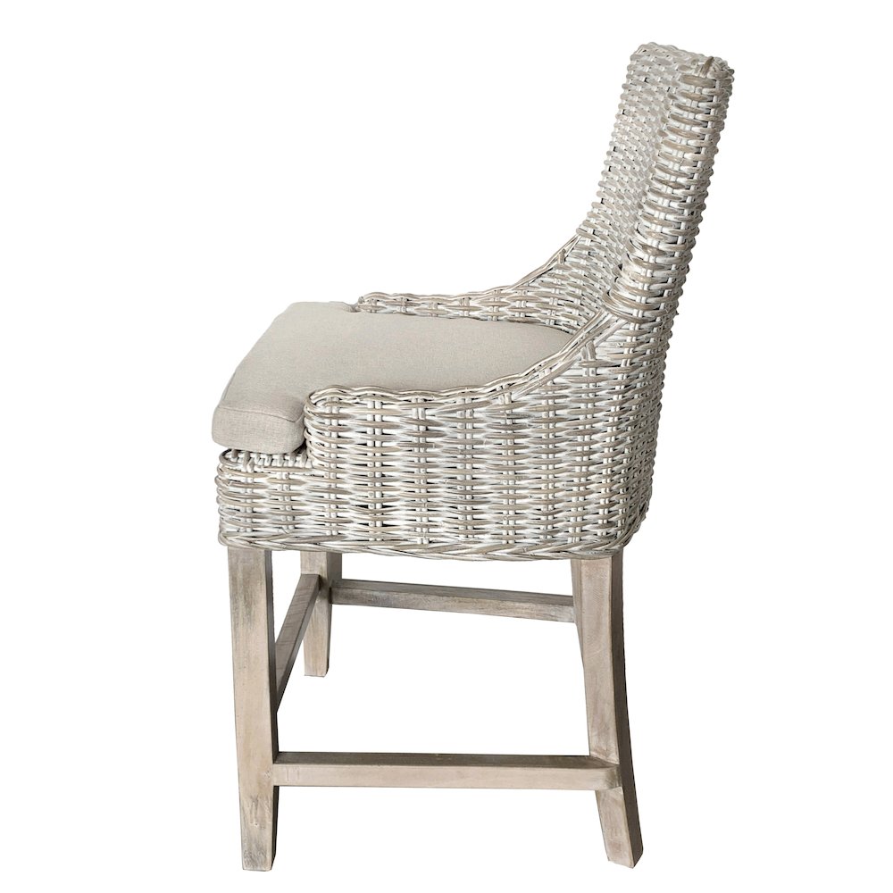 Alfresco Counter Stool Kuba Weave Savannah Wash