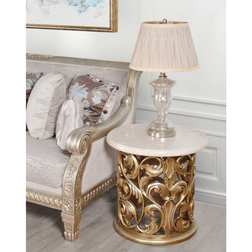 Platine Round Side Table