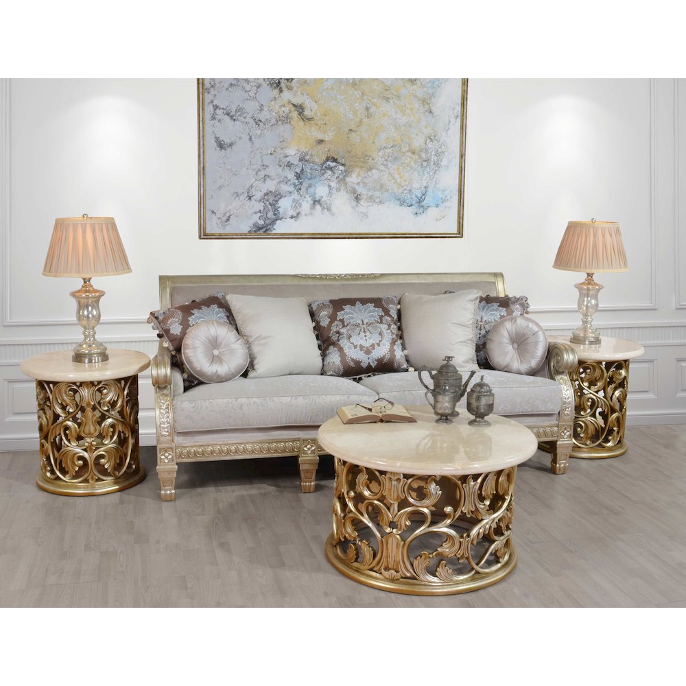 Platine Round Side Table