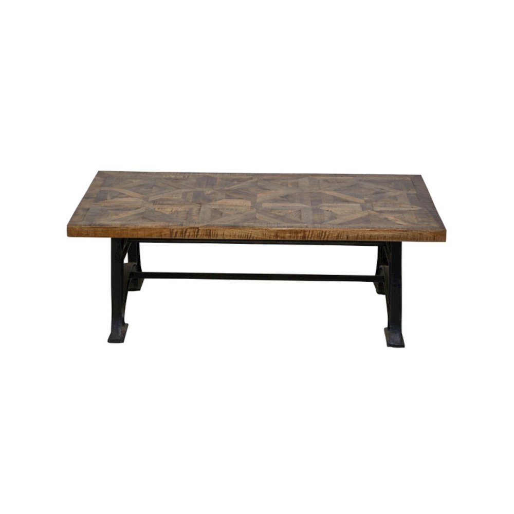 Mango Wood Industrial Coffee Table