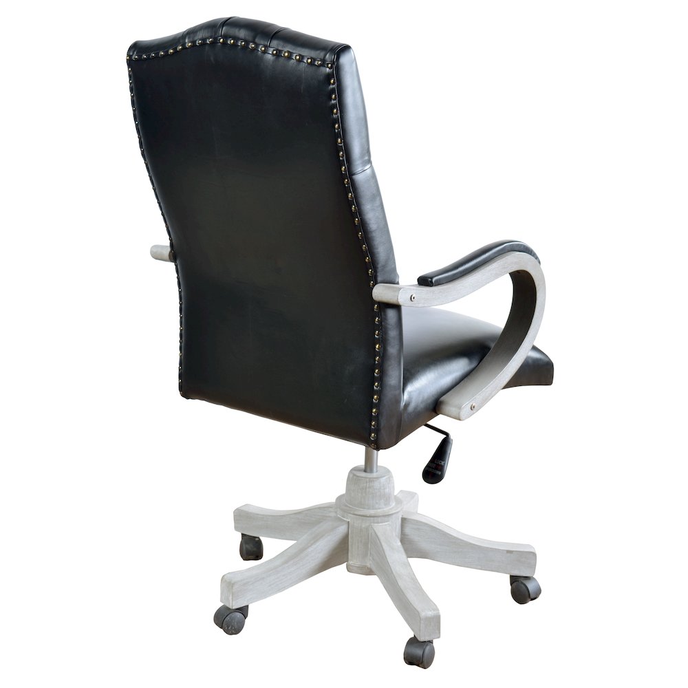 Mystique Gray Office Leather Chair