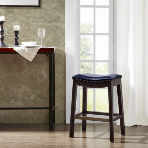 Belfast Saddle Counter Stool from Madison Park in  Navy. Belfast Saddle Counter Stool from Madison Park in  Navy. Belfast Saddle Counter Stool from Madison Park in  Navy. Belfast Saddle Counter Stool from Madison Park in  Navy. Belfast Saddle Counter Stool from Madison Park in  Navy.