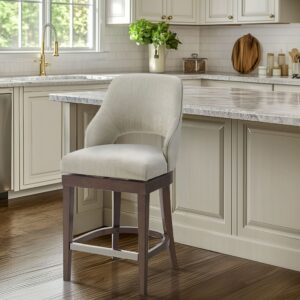 Jillian Counter Stool with Swivel Seat from Madison Park in  Cream. Jillian Counter Stool with Swivel Seat from Madison Park in  Cream. Jillian Counter Stool with Swivel Seat from Madison Park in  Cream. Jillian Counter Stool with Swivel Seat from Madison Park in  Cream. Jillian Counter Stool with Swivel Seat from Madison Park in  Cream.