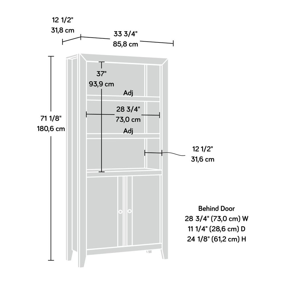 Dakota Pass Library With Doors Coa