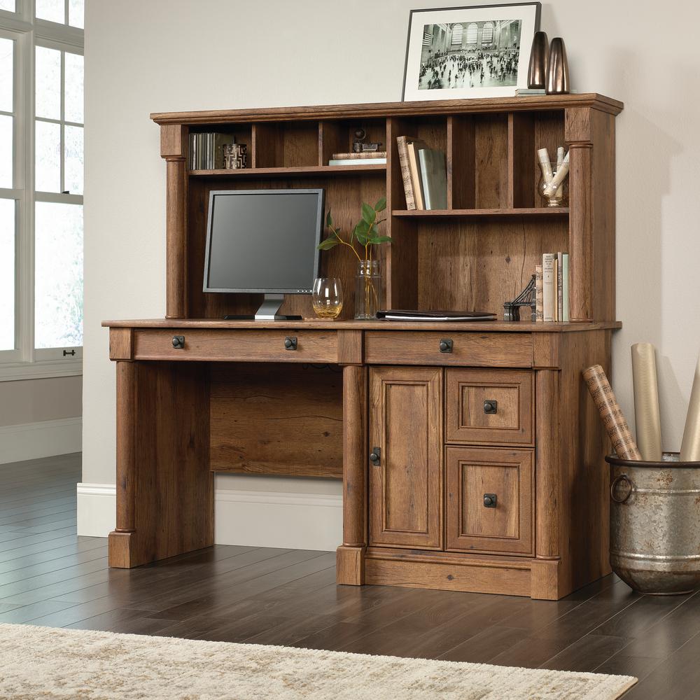 Palladia Computer Desk with Hutch