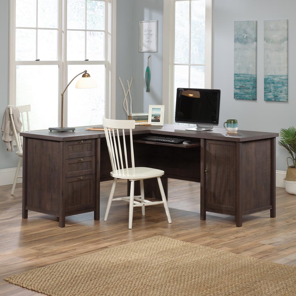 Costa L-Desk Coffee Oak