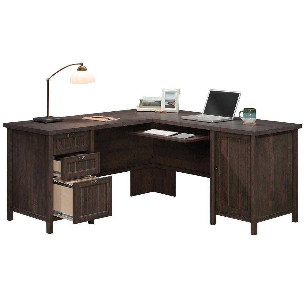 Costa L-Desk Coffee Oak