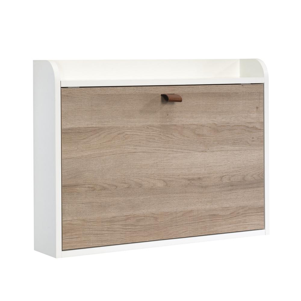 Anda Norr Wall Mount Desk Wh/Oak 3A