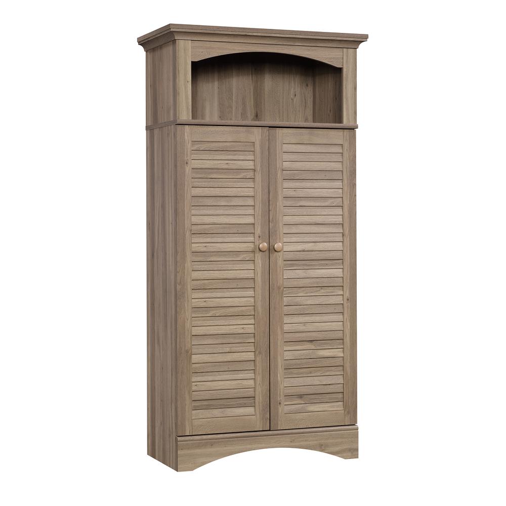 Harbor View Storage Cabinet Salt Oak