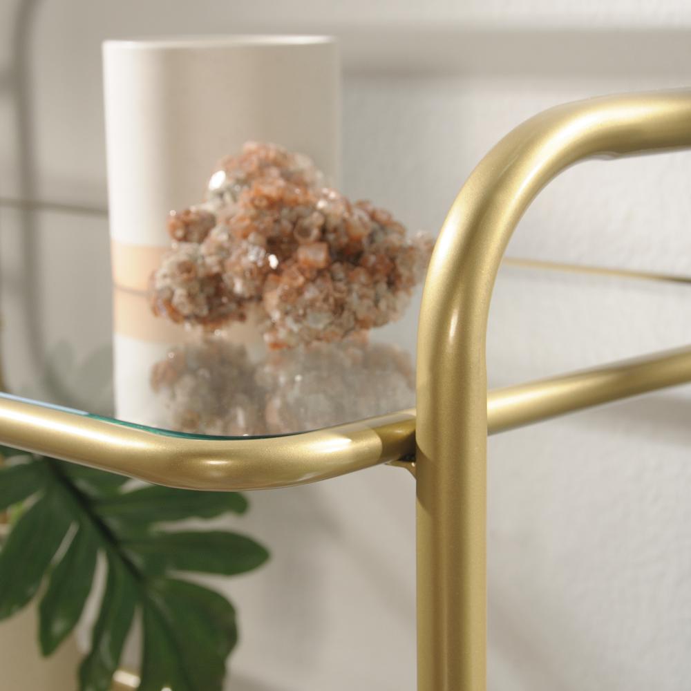 Coral Cape Bookcase Metal/Glass