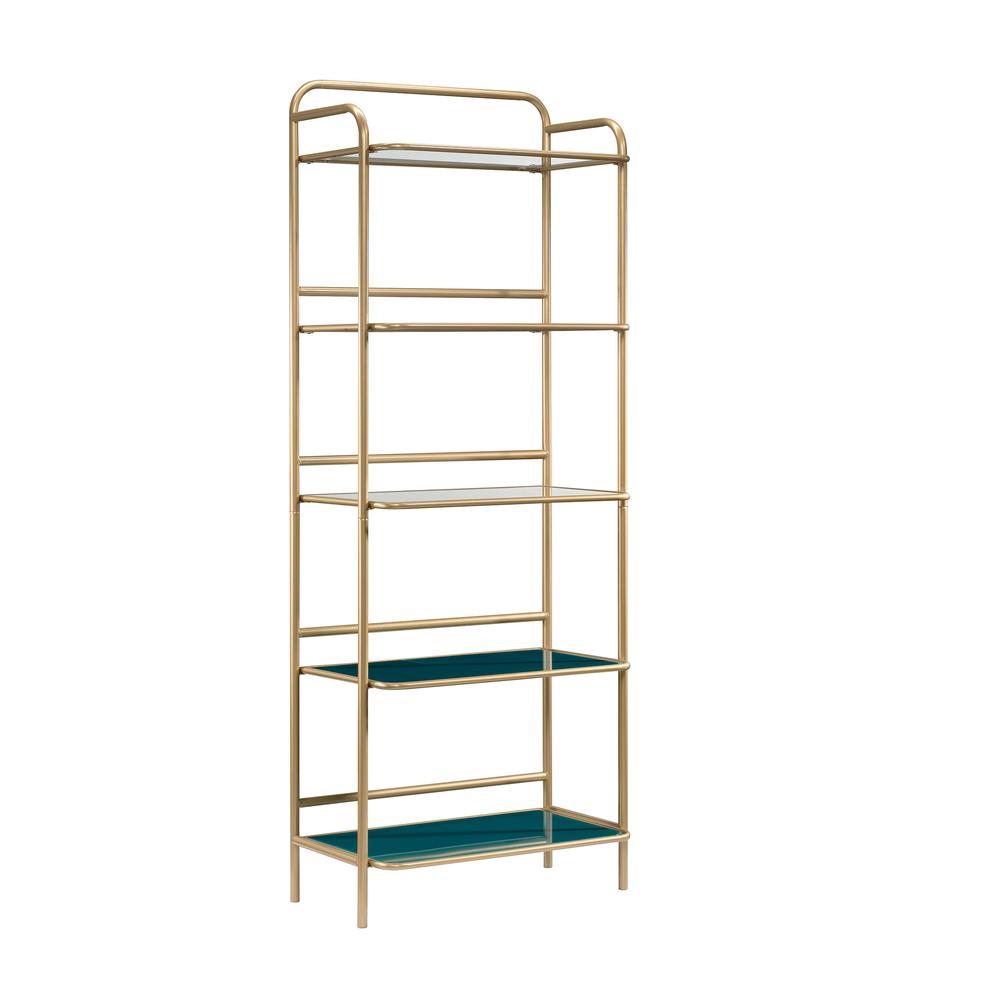 Coral Cape Bookcase Metal/Glass