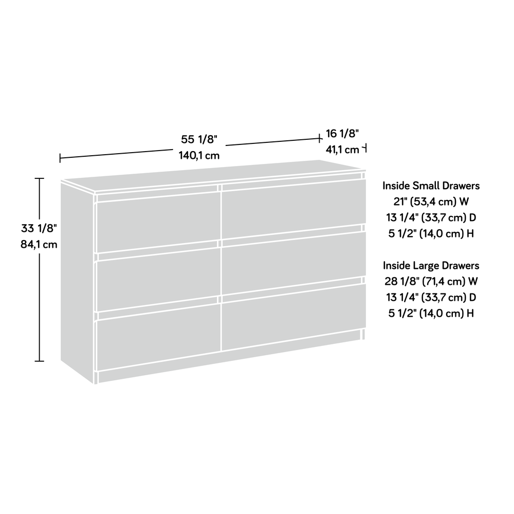 Hudson Court 6 Drawer Dresser