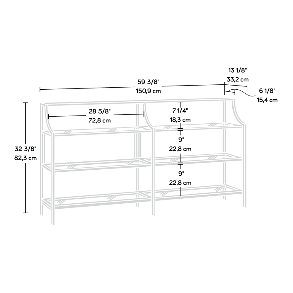 Harvey Park Console Table Black
